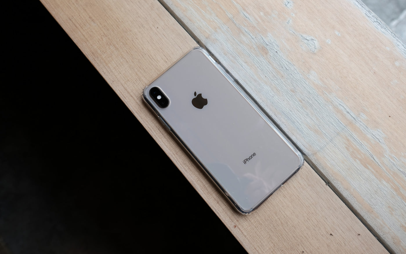 Bare Back Minimlist Shock Resistant Case with a Clear Glass Back for iPhone XS and XS Max - Optical Clarity