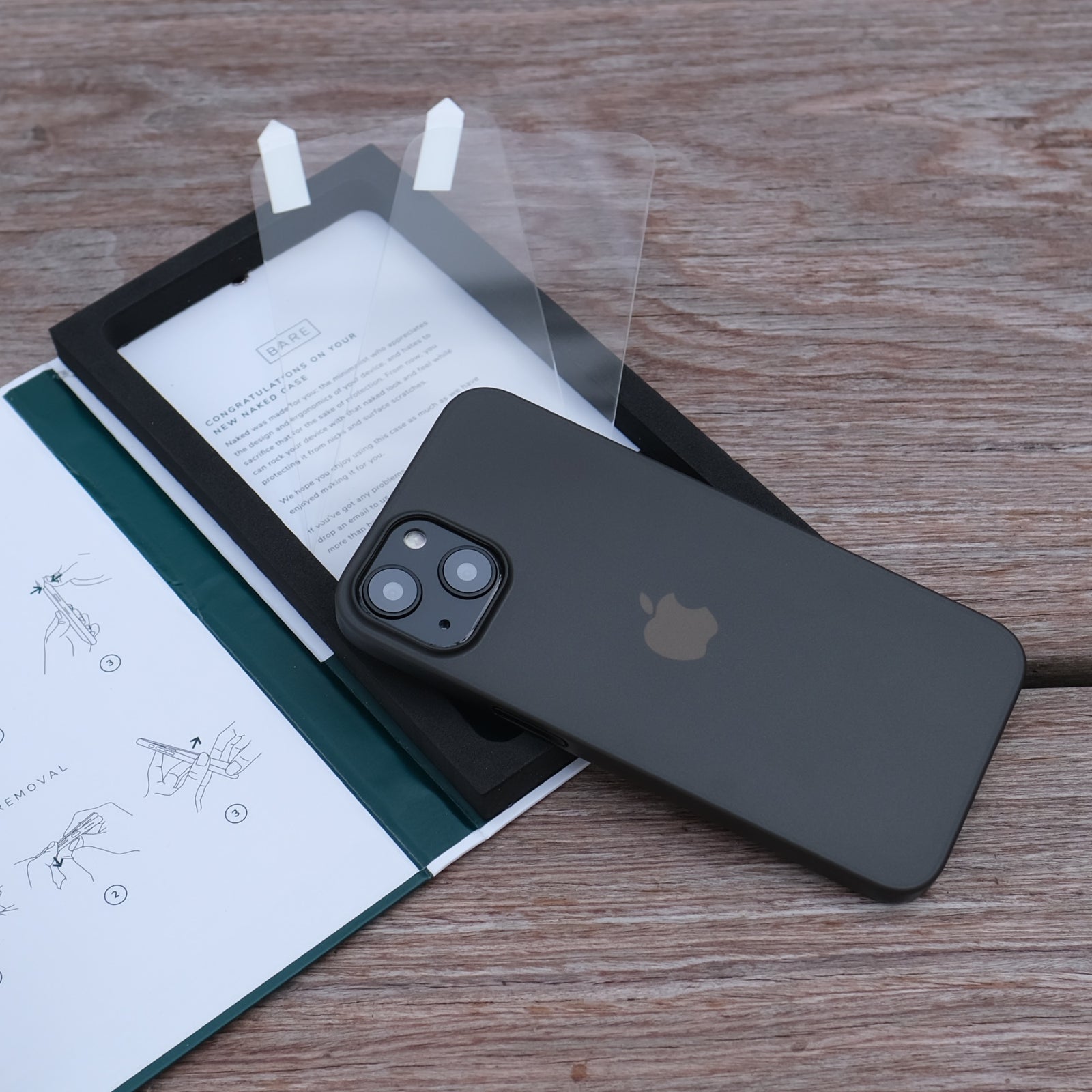 Bare Naked Cases for iPhone 14 and iPhone 14 Plus - Thinnest Case for iPhone 14 and iPhone 14 Plus - Bare Essentials Pack