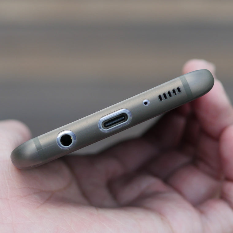 Bare Naked - Ultra Thin Minimalist Case for Samsung Galaxy S8 and S8 Plus - Precise Bottom Cutouts