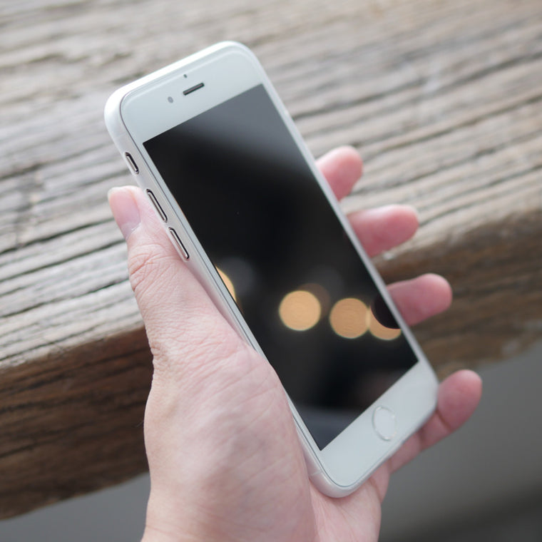 Bare Naked Ultra Thin Case for iPhone 8 and 8 Plus - Frost in Hand