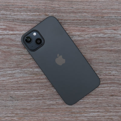 Bare Naked Case for iPhone 14 - The Thinnest Case for iPhone 14 - Smoke