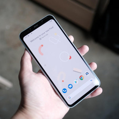 Bare Naked - Thinnest Case for Google Pixel 4 and 4 XL - Frost in Hand