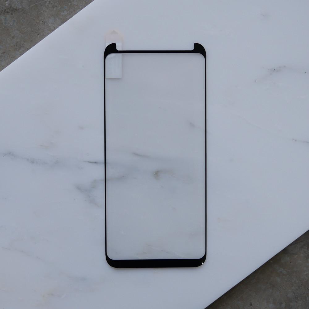 Bare Pane - Full-Coverage Tempered Glass Screen Protector with Full Adhesive for Samsung Galaxy S8