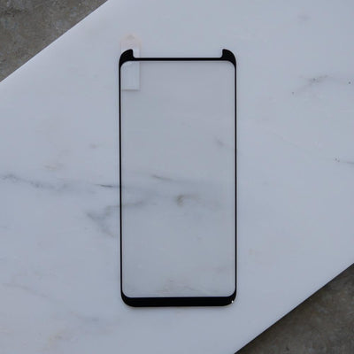 Bare Pane - Full-Coverage Tempered Glass Screen Protector with Full Adhesive for Samsung Galaxy S8