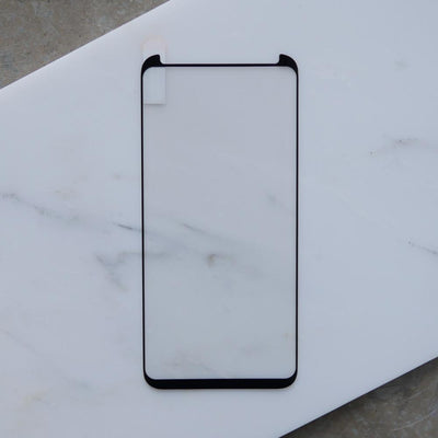 Bare Pane - Full-Coverage Tempered Glass Screen Protector with Full Adhesive for Samsung Galaxy S8 Plus