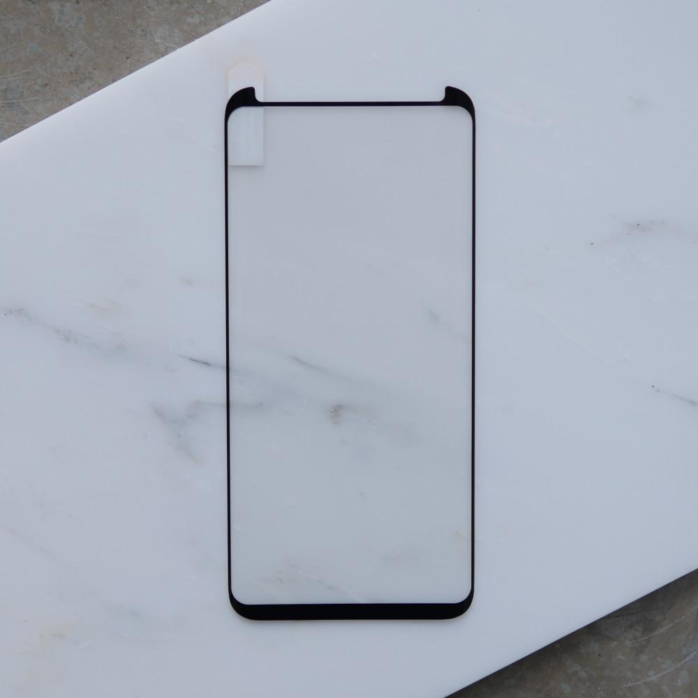 Bare Pane - Full-Coverage Tempered Glass Screen Protector with Full Adhesive for Samsung Galaxy S9 Plus